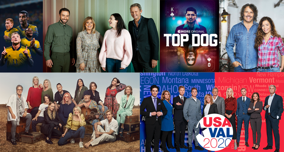 Bild som beskriver TV4 och C More fortsätter samla Sverige med hösten och vårens nyheter