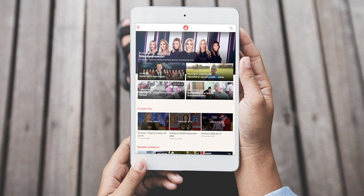 Bild som beskriver  TV4 lanserar färdigspelad kontakt som standard på TV4 Play