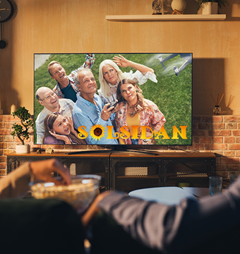 Bild som beskriver TV4 är tittarnas val på stor skärm - både linjärt och digitalt