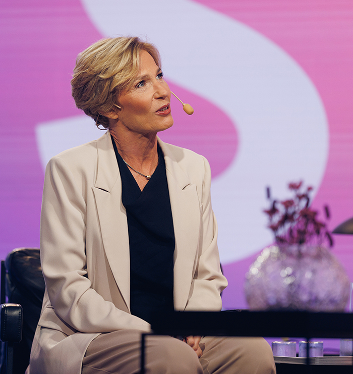 Bild som beskriver Ann Tiberg ger en bild av samtiden