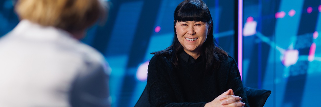 Bild som beskriver Katarina Berg om hur Spotify arbetar med företagskulturen och sitt employer brand