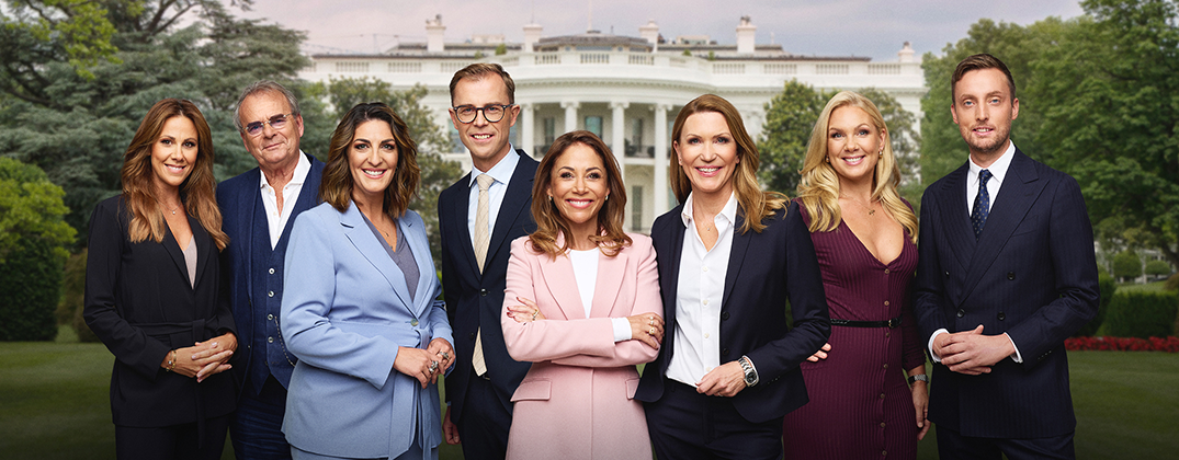 Bild som beskriver TV4:s storsatsning på amerikanska valet lockade till rekordtitt