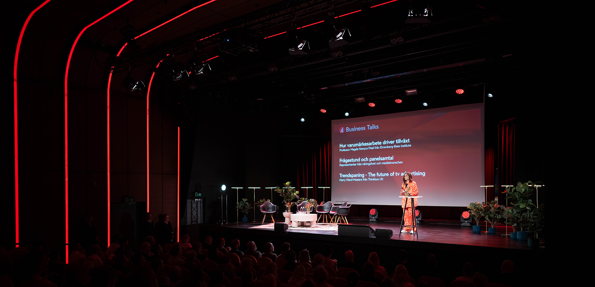 Bild som beskriver TV4 Business Talks – marknadsföring för beslutsfattare