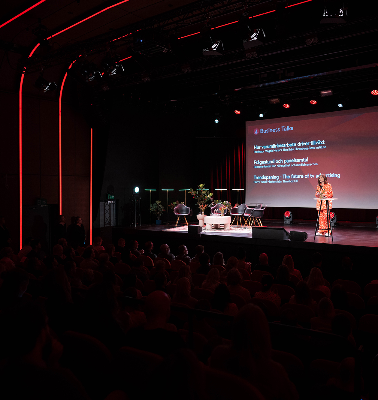 Bild som beskriver TV4 Business Talks – marknadsföring för beslutsfattare