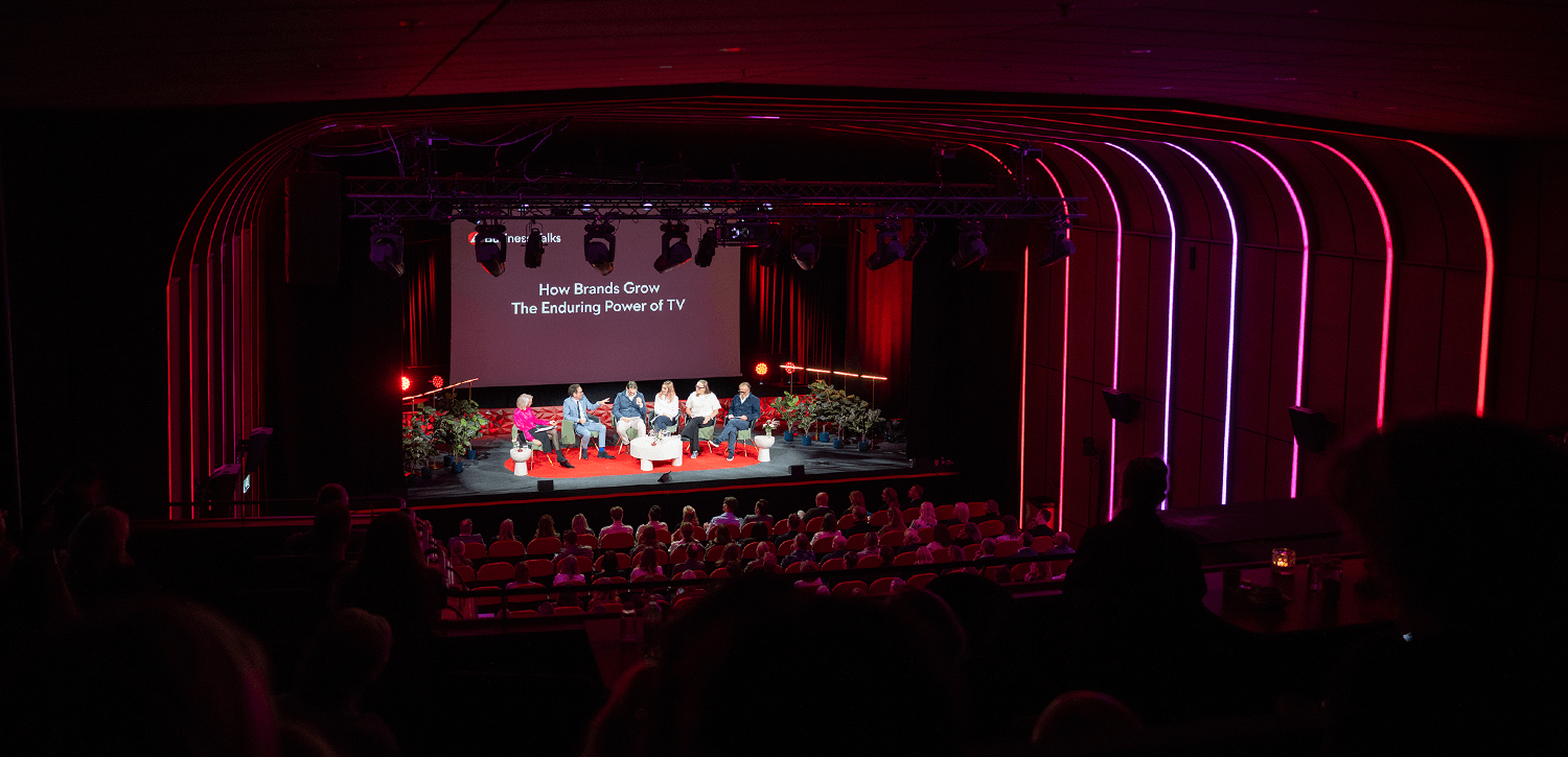 Bild som beskriver TV4 Business Talks – ett affärsseminarium med marknadsföring i fokus