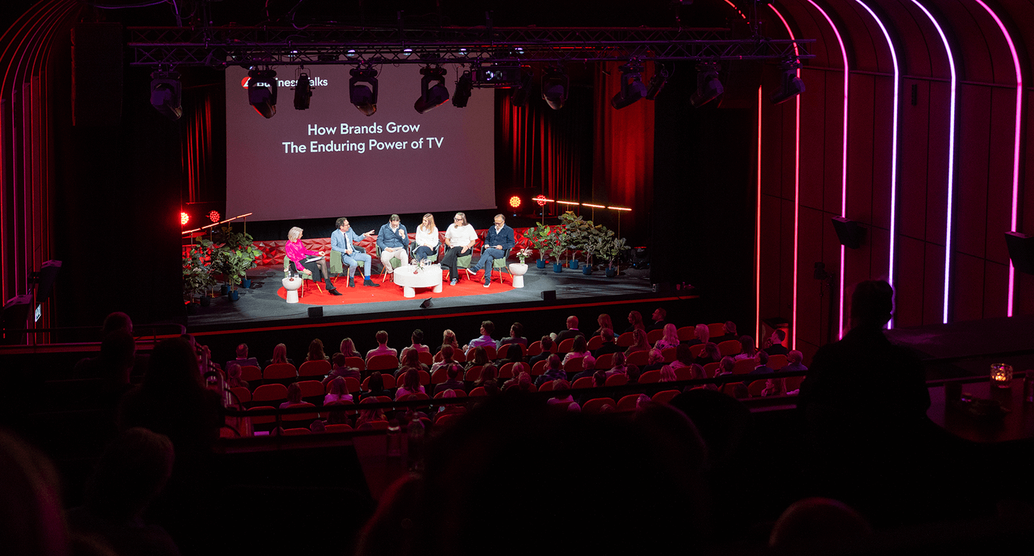 Bild som beskriver TV4 Business Talks – ett affärsseminarium med marknadsföring i fokus